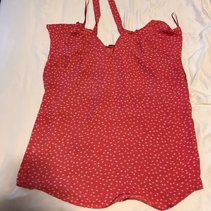 Lauren Conrad top. It ties in the back (neck area) really cute